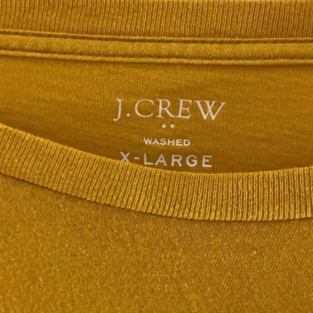 J. Crew Golden Yellow long sleeve Tee